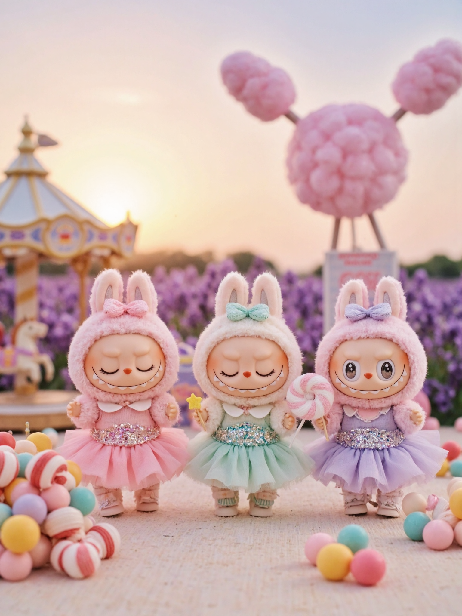 Labubu Fantastic Candy Carnival - Pink