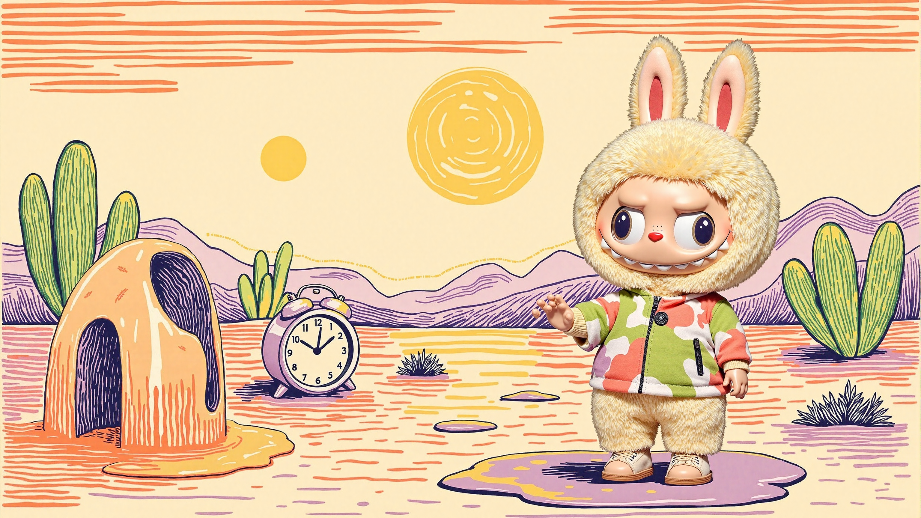 Labubu's Melting Dreamscape