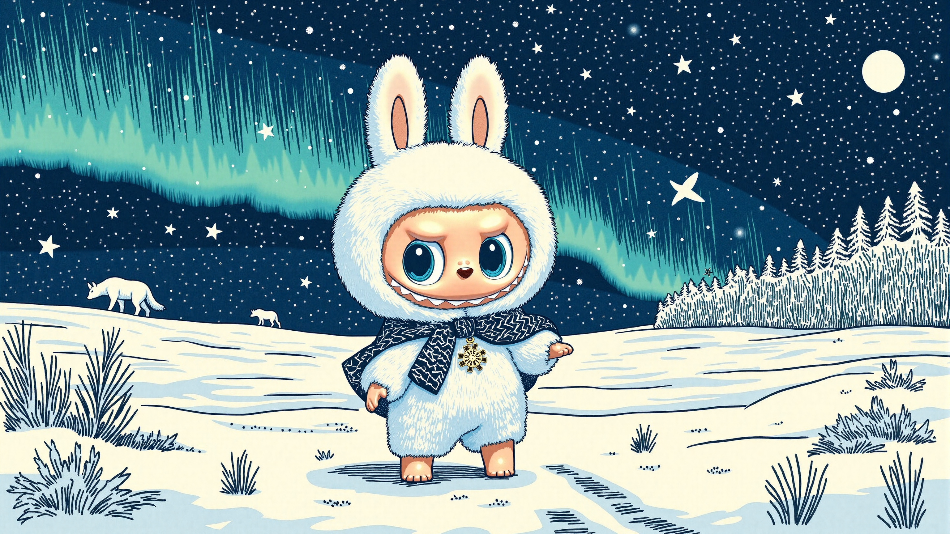 Labubu in Tundra Starlight Dance