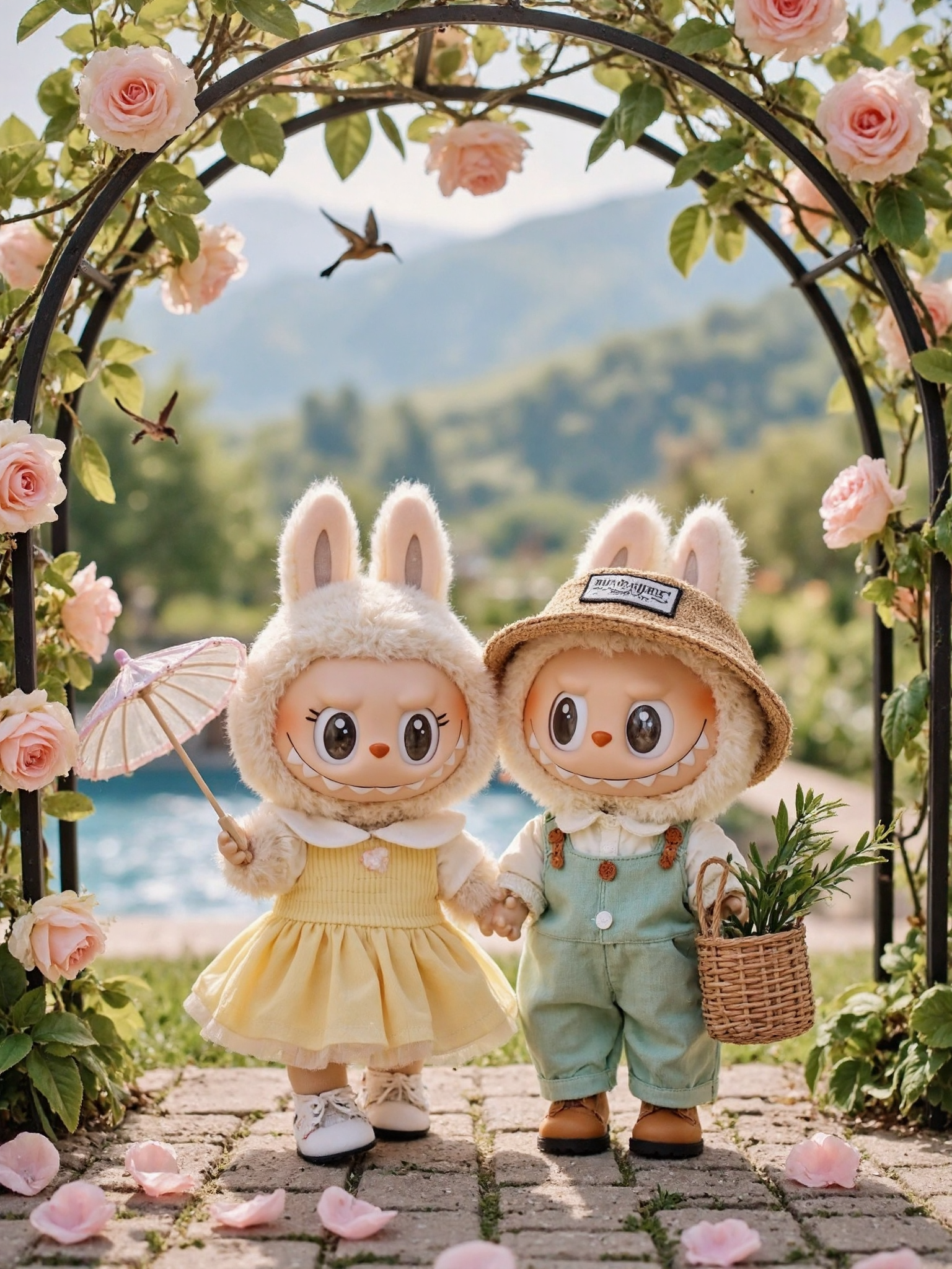 Labubu Garden Stroll