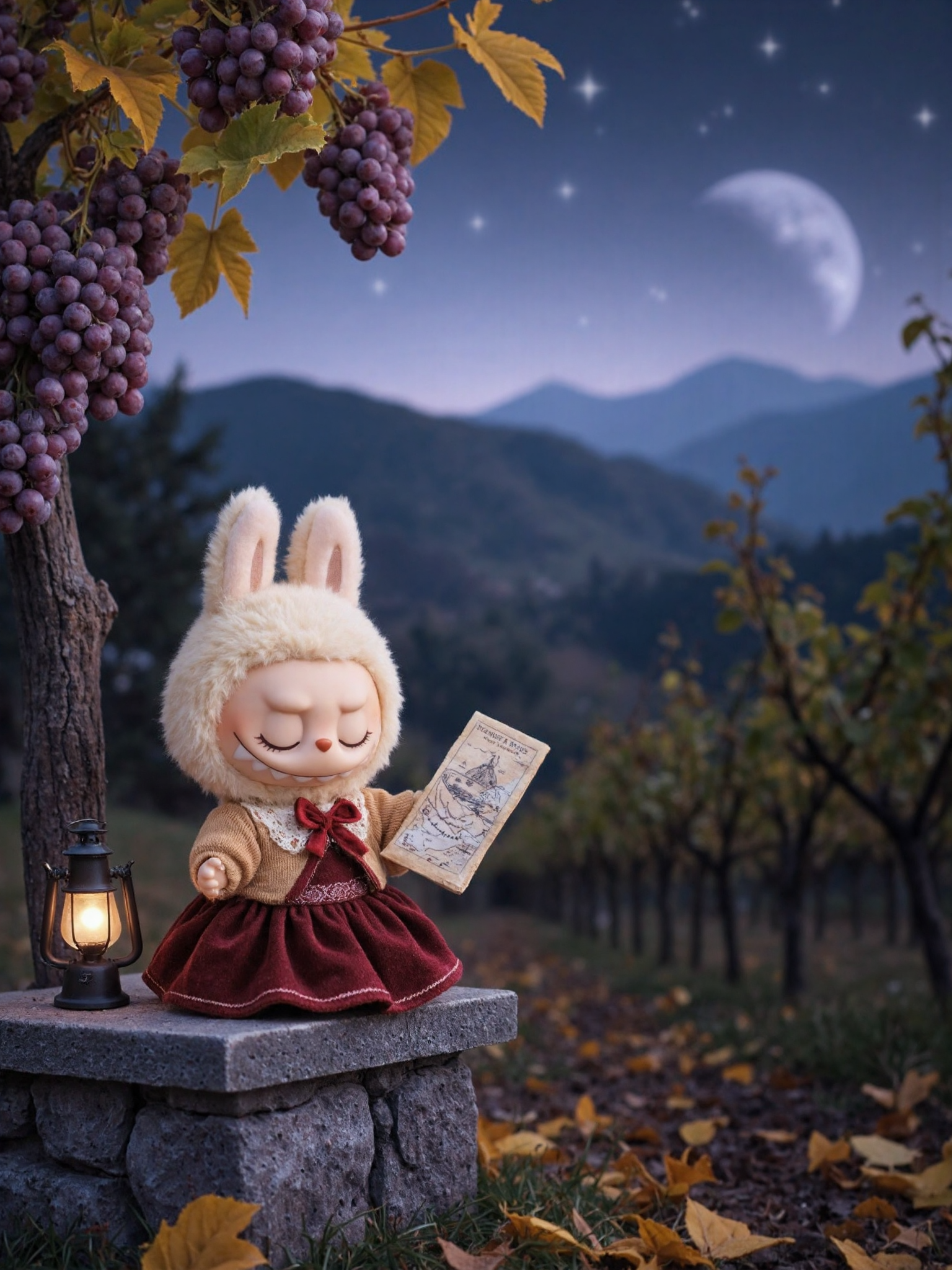 Labubu Twilight Contemplation