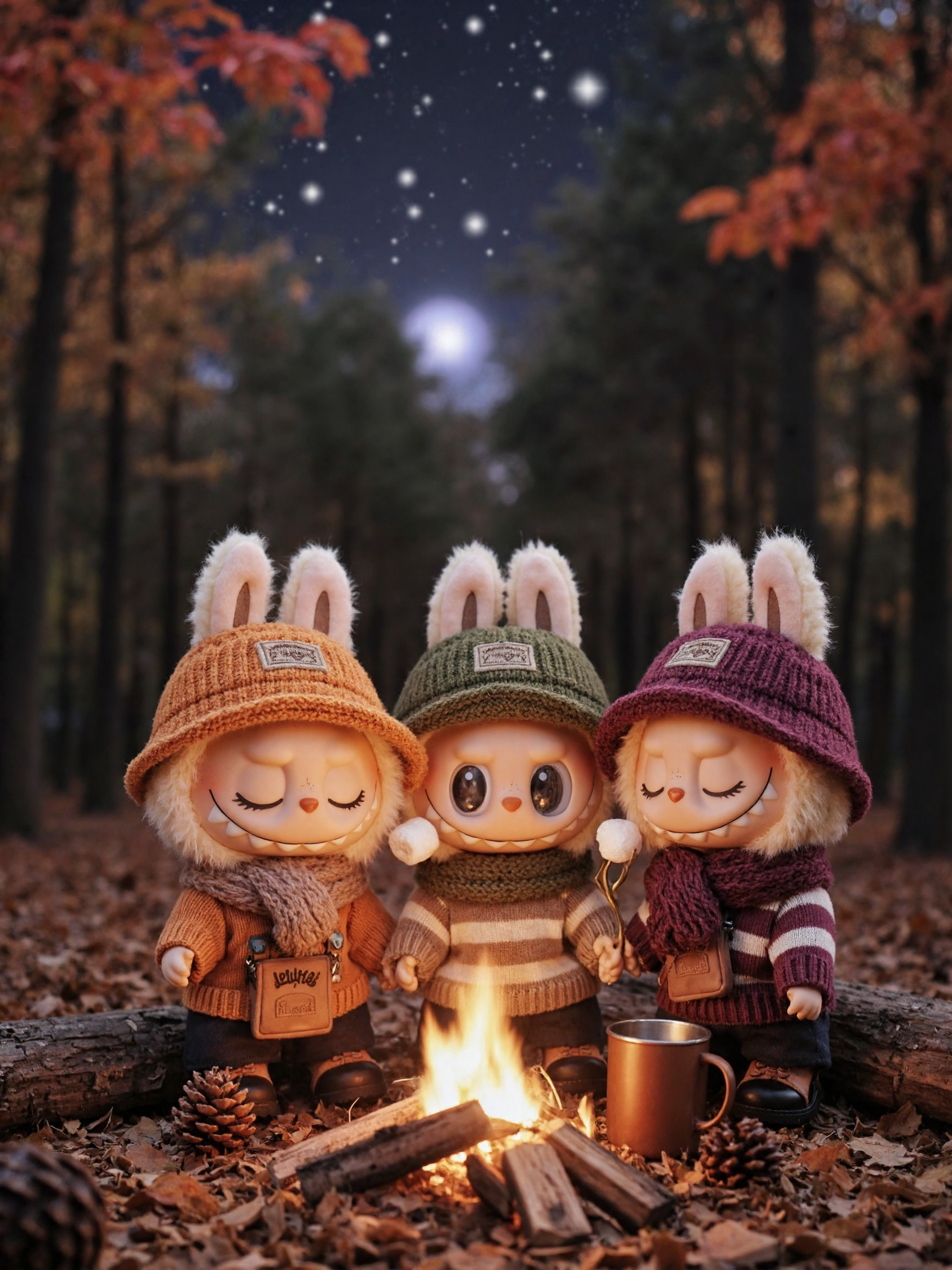 Labubu Bonfire Gathering