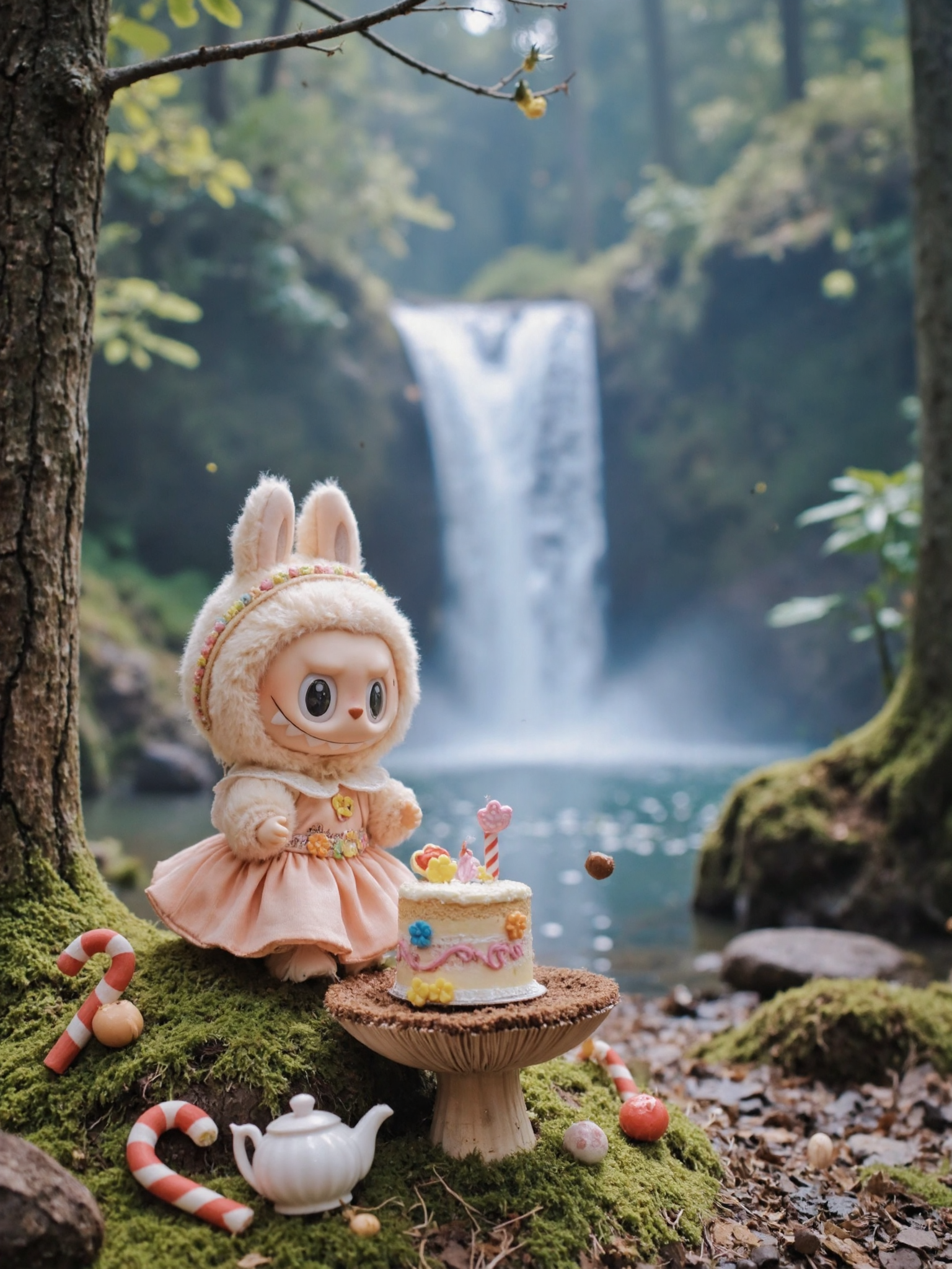 Labubu Magical Cake Garden