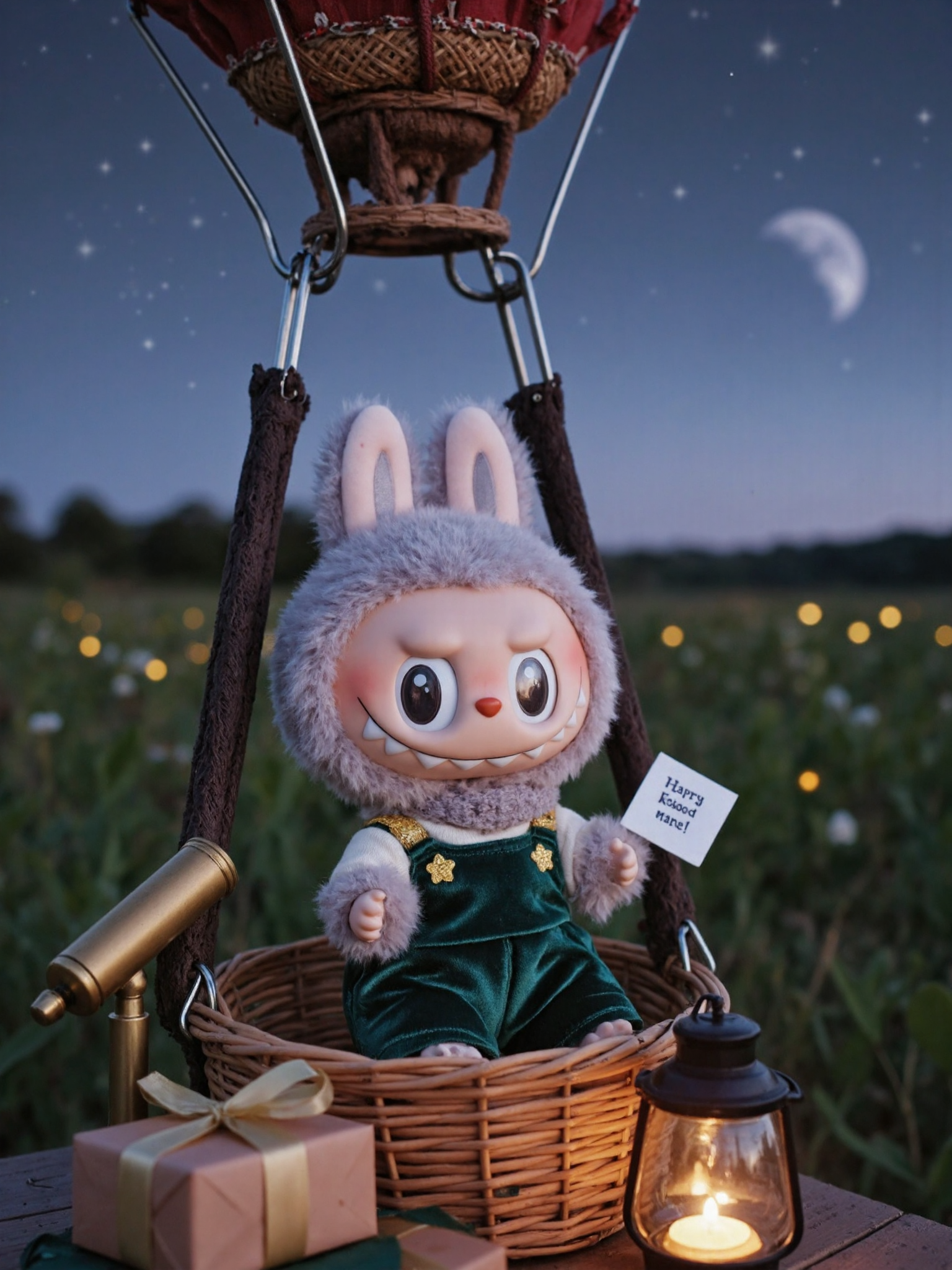 Labubu Starlight Balloon Adventure