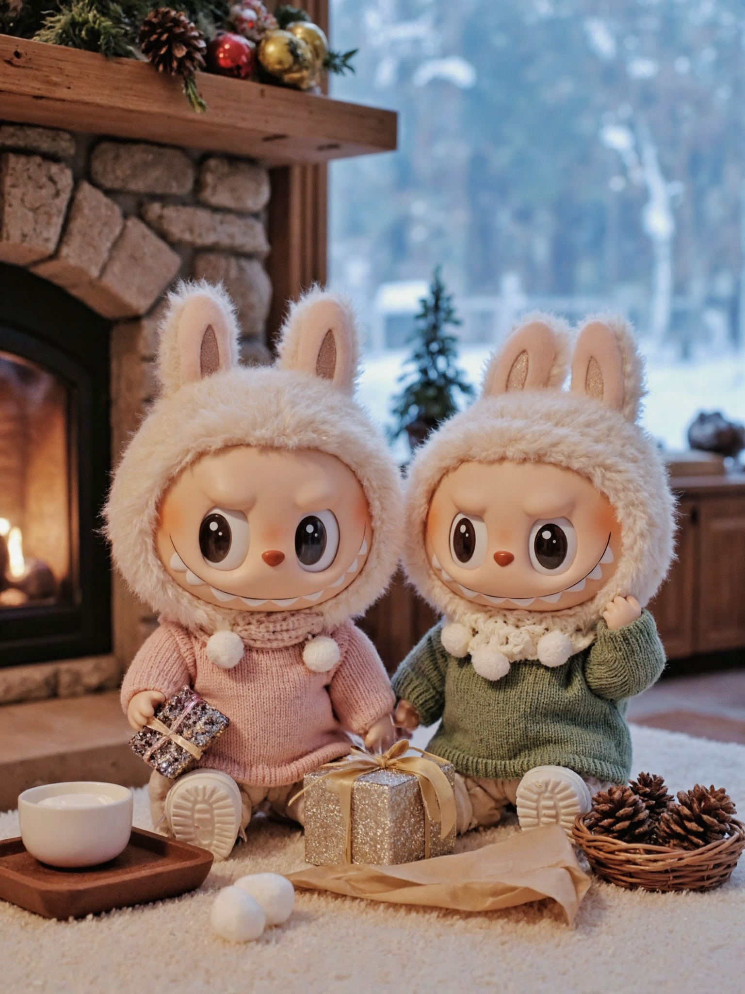 Labubu Cozy Fireside Surprise