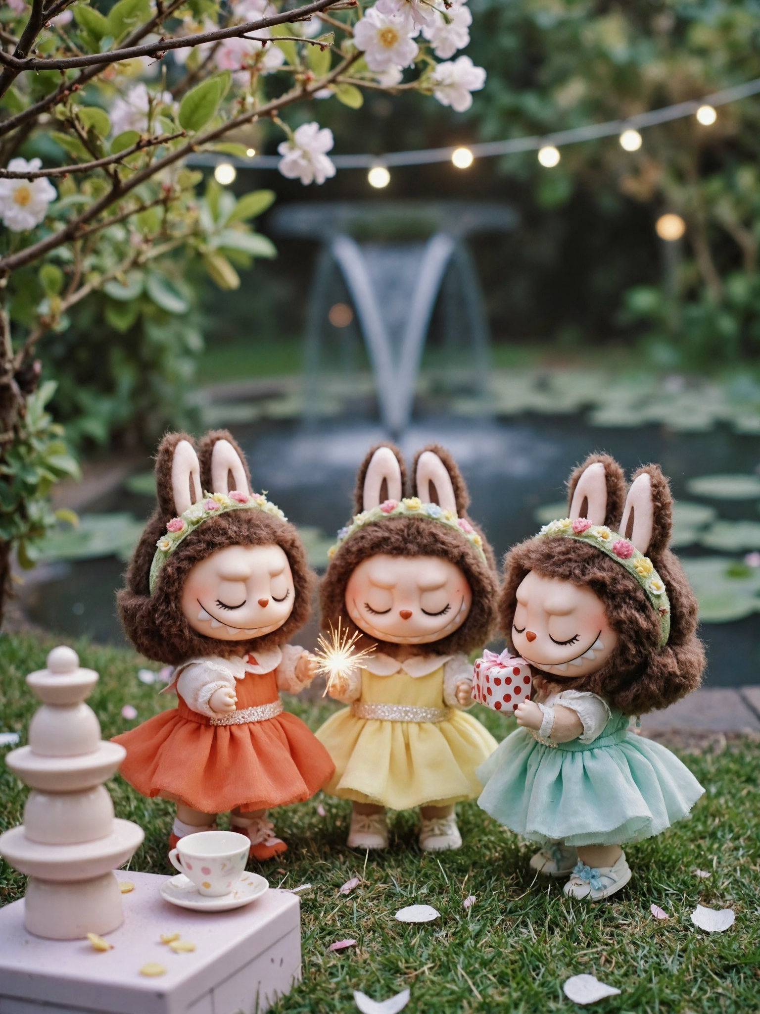 Labubu Holiday Garden Party